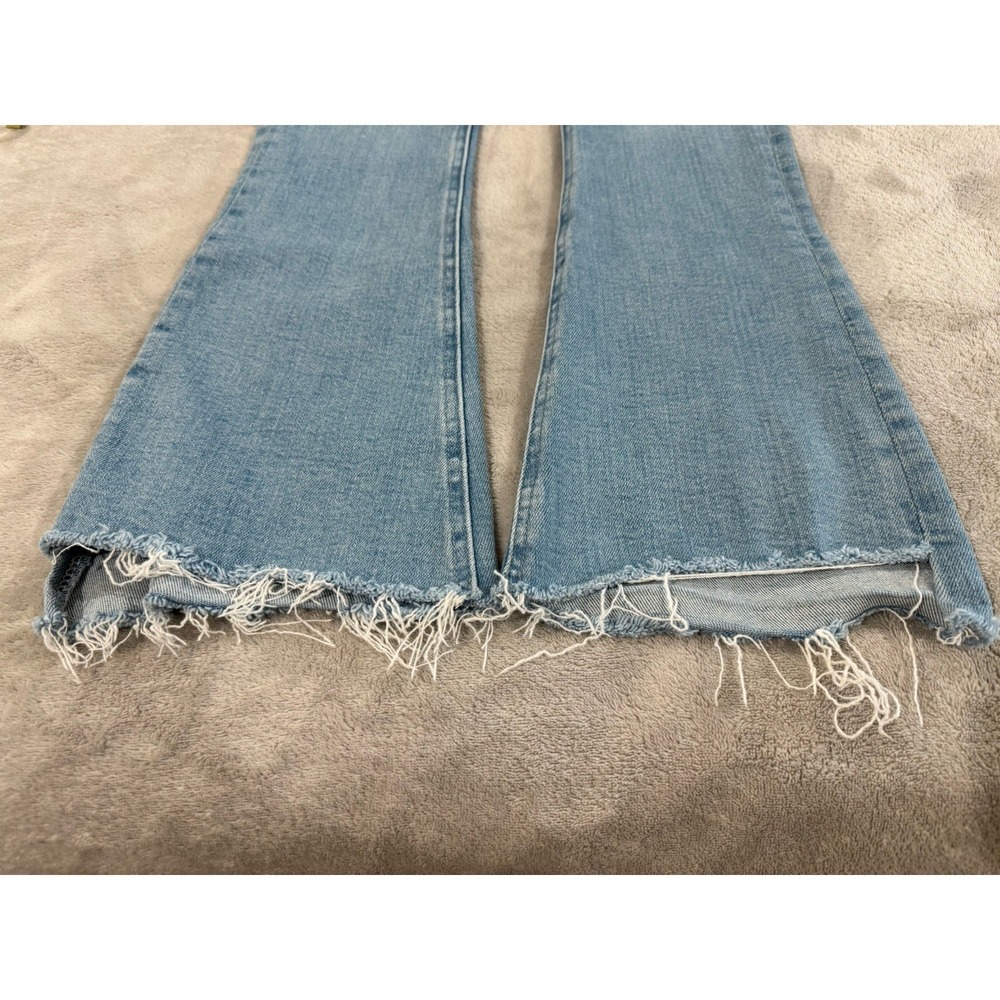 MOTHER Denim The Runaway Step Fray in California Cruiser Light Wash 26x31 Flare - Picture 4 of 9